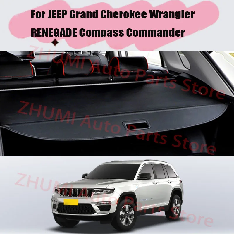 For JEEP Grand Cherokee Wrangler RENEGADE Compass Commander trunk cover partition curtain