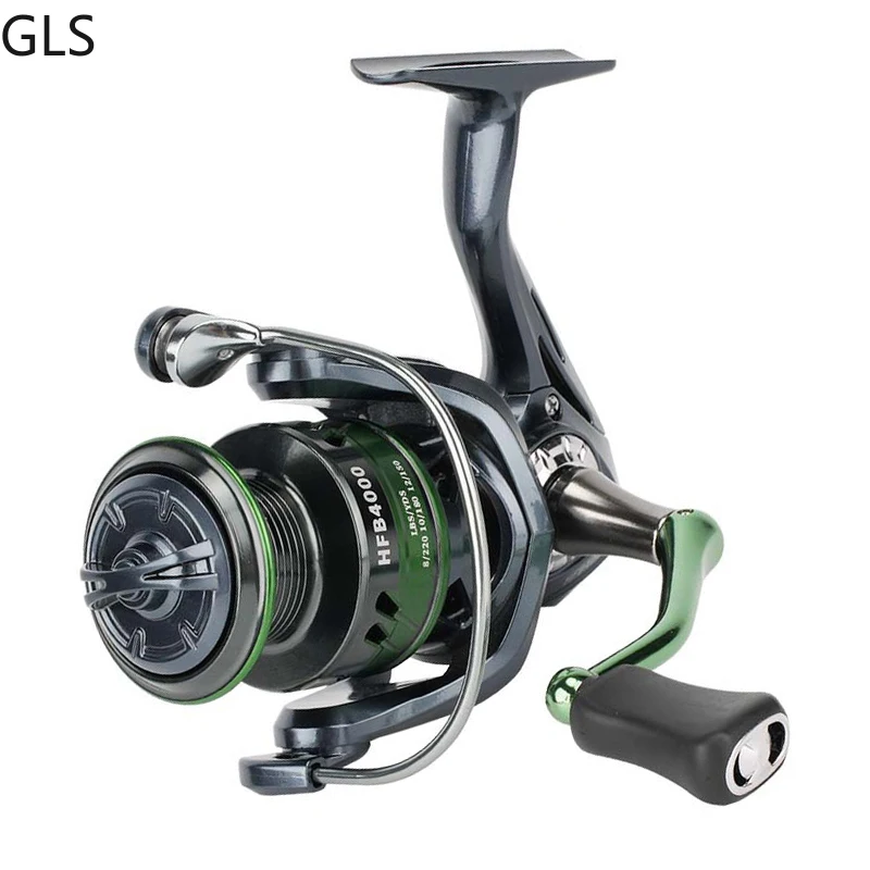 GLS 13+1BB Slijtvaste Zoetwater Karper Vissen Reel Max Drag 5-10Kg Lichtgewicht Spinning Vissen wiel salt water fishing reel