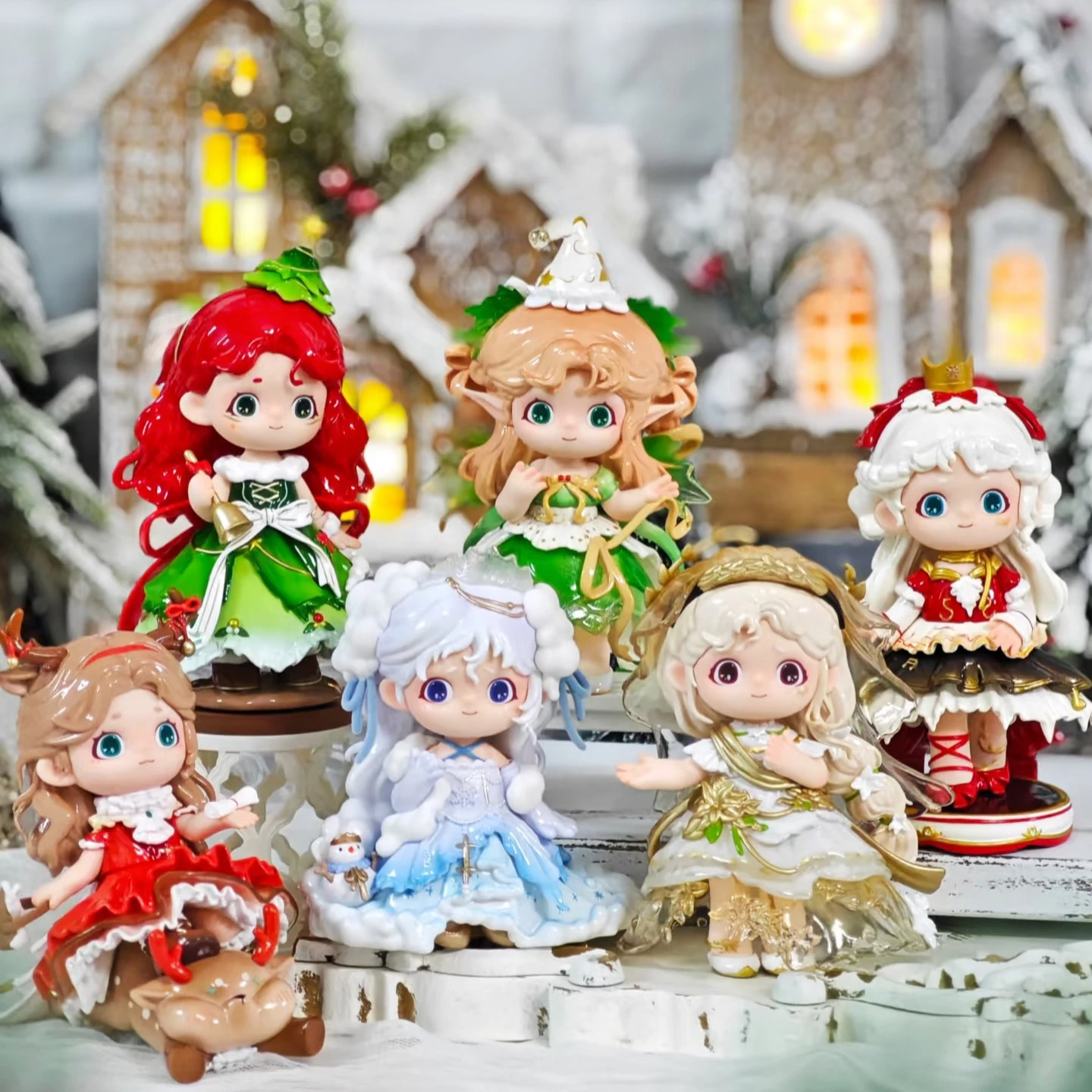 

Новый подлинный Heyone Qiaoqiao Joy Рождественский секретный шар слепая коробка Kawaii фигурки кукла принцессы Mystery Box коллекция игрушек подарок
