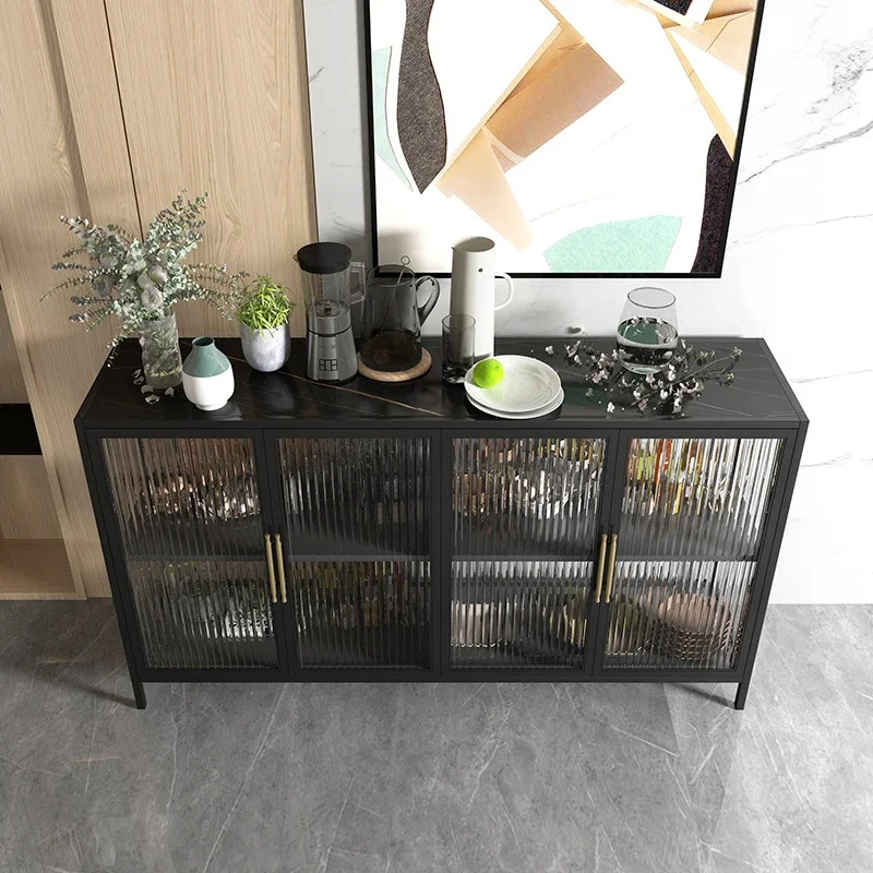 Shoe Pantry Living Room Cabinets Sideboard Liquor Side Kitchen Display Cabinet Glass MeuHDe Rangement Nordic Furniture HD50LC