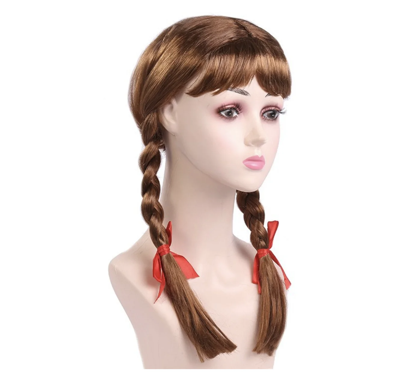 زي تشاتشي أنابيل التنكري للعروس المرعبة، شعر مستعار