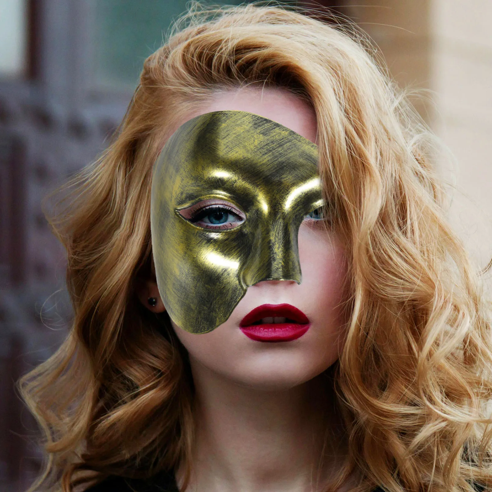 

Clothing Half Face Mask Man Halloween for Masquerade Party Abs Masks Mardi Gras Favors