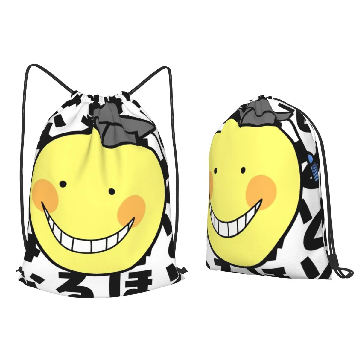 Assassination Classroom Octopus Koro Sensei Backpacks Casual Drawstring Bags Sports Bag Book Bags for Man Woman School