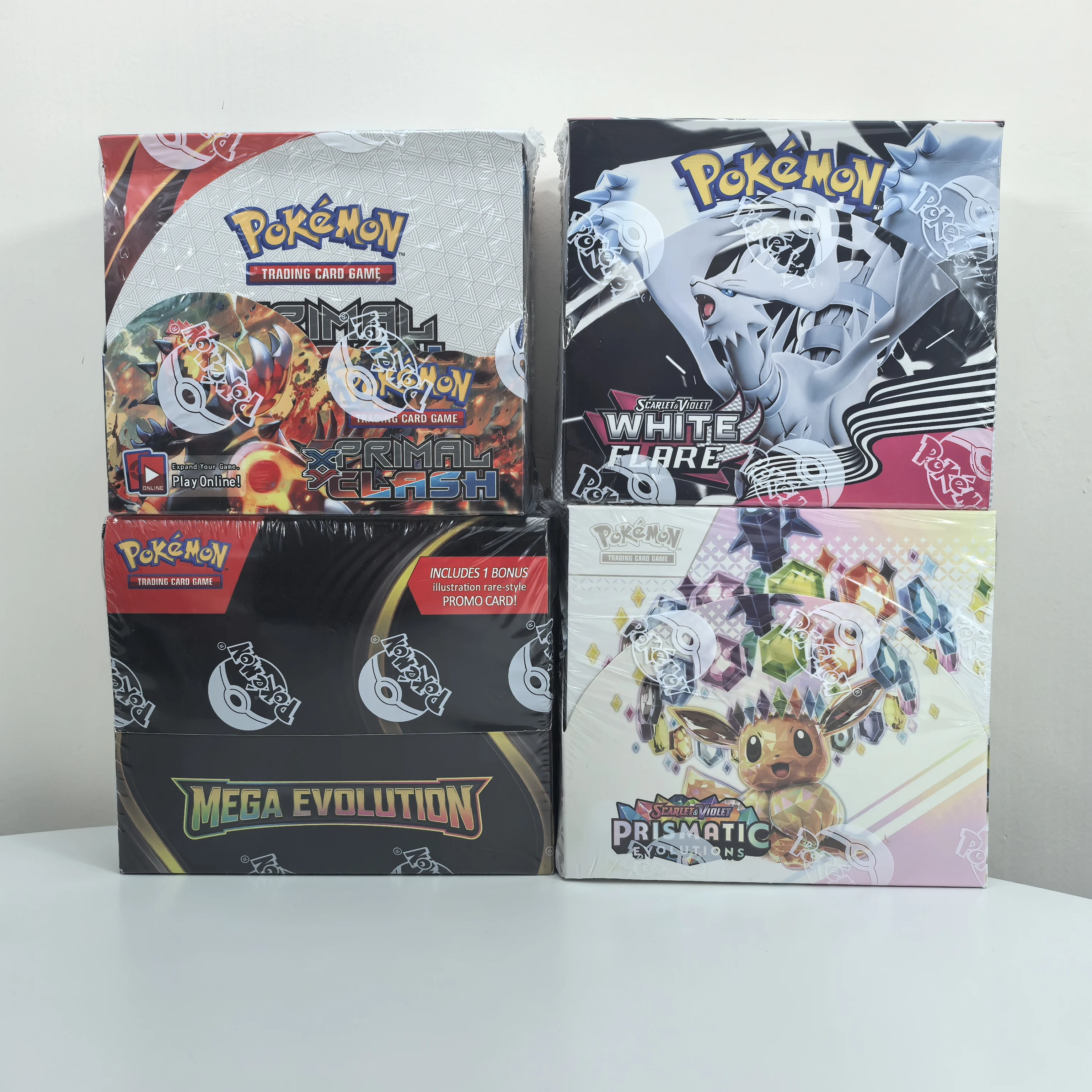 

360Pcs Pokemon Card Prismatic SCARLET.VIOLET Sun&Moon EVOLVING 151 Evolutions English Booster Battle Transaction Cards