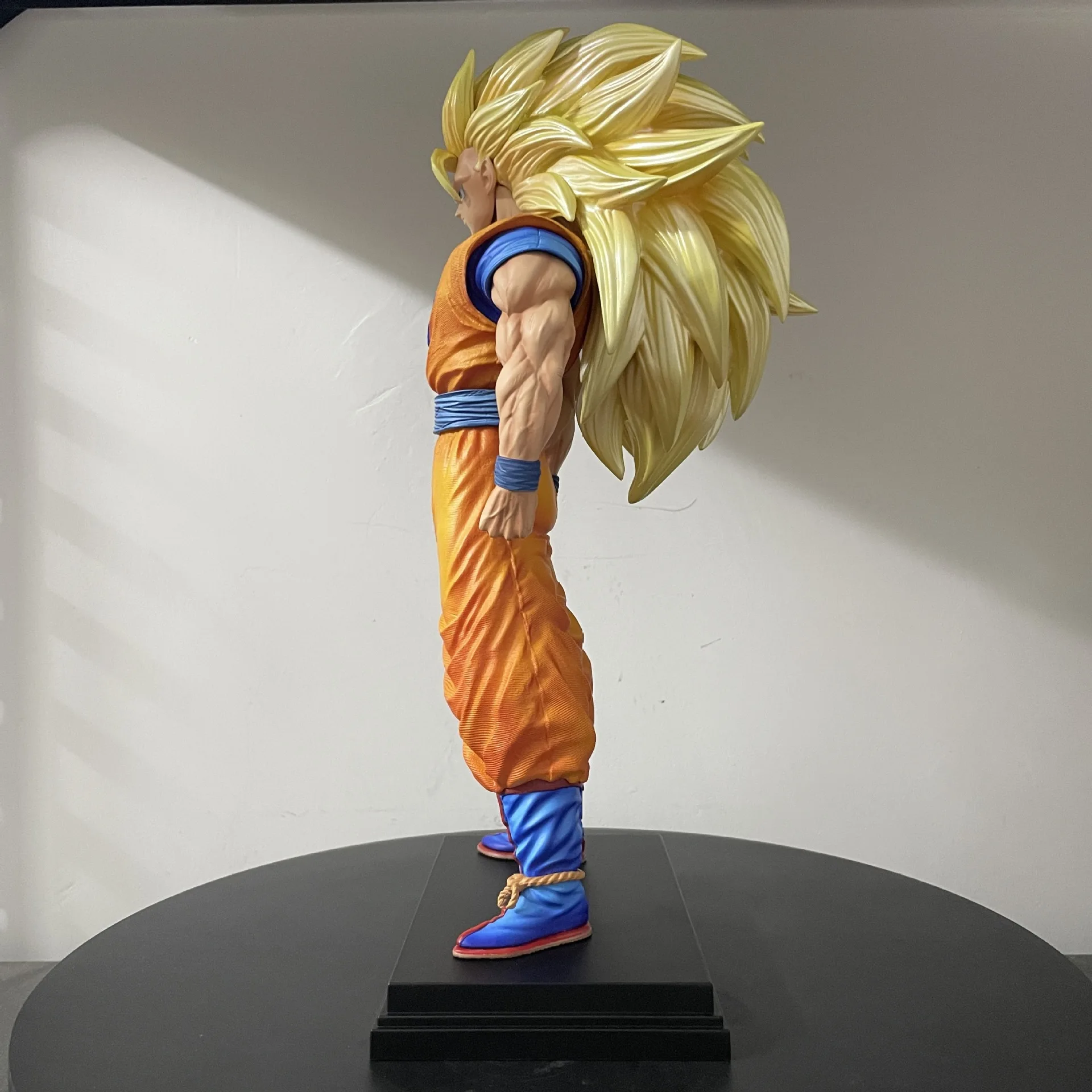32 سنتيمتر JT ستوديو ستار تريل سوبر سايان 3 جوكو لعبة دراغون بول Z أنيمي المرآب عدة تمثال شاشة لسطح المكتب تحصيل الشكل #2