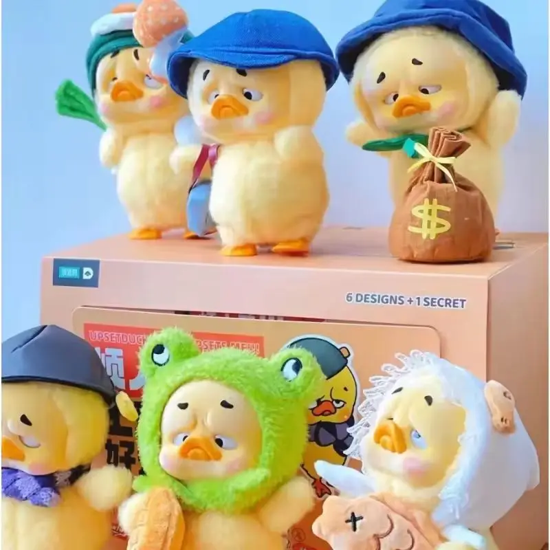 Genuine Upset Duck 1-3 Generation Spoiled Duck Trend Blind Box Figure Office Worker Desktop Decoration Children'S Toys Gifts