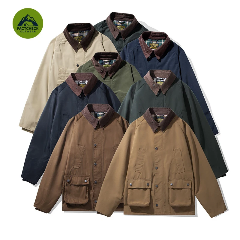 

FACTCHECK EU US Size Luxury Quality Outdoor Wear Waterproof Hunting Jacket Oil WaxWindbreaker Workwear Coat Jacket