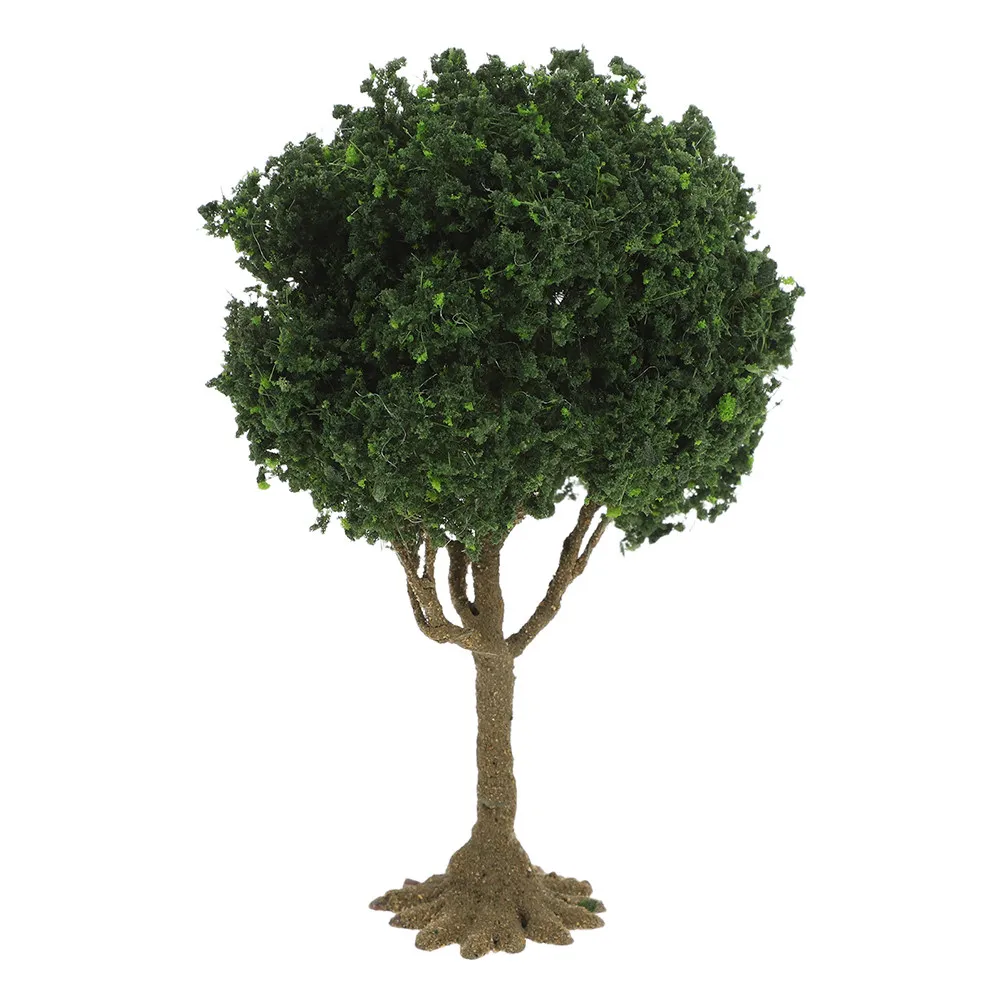 15Cm Miniature Trees for Crafts Realistic Plastic Landscape Trees Small Scale Diorama Fairy Garden Dollhouse Architecture Models