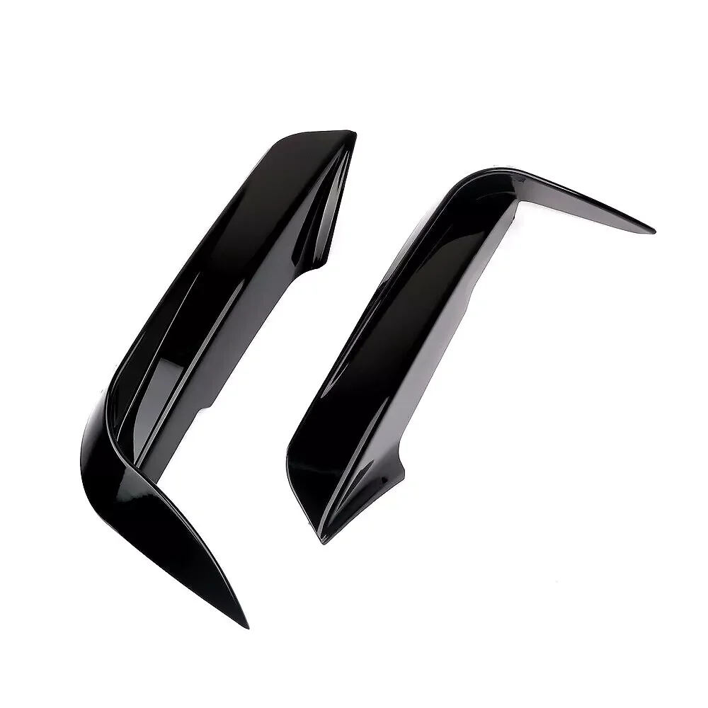 Car M Style Front Lip Spoiler Splitter Gloss Black A Pair Front Separators For Bmw F30 F31 3 Series 12-2018 Exterior Parts