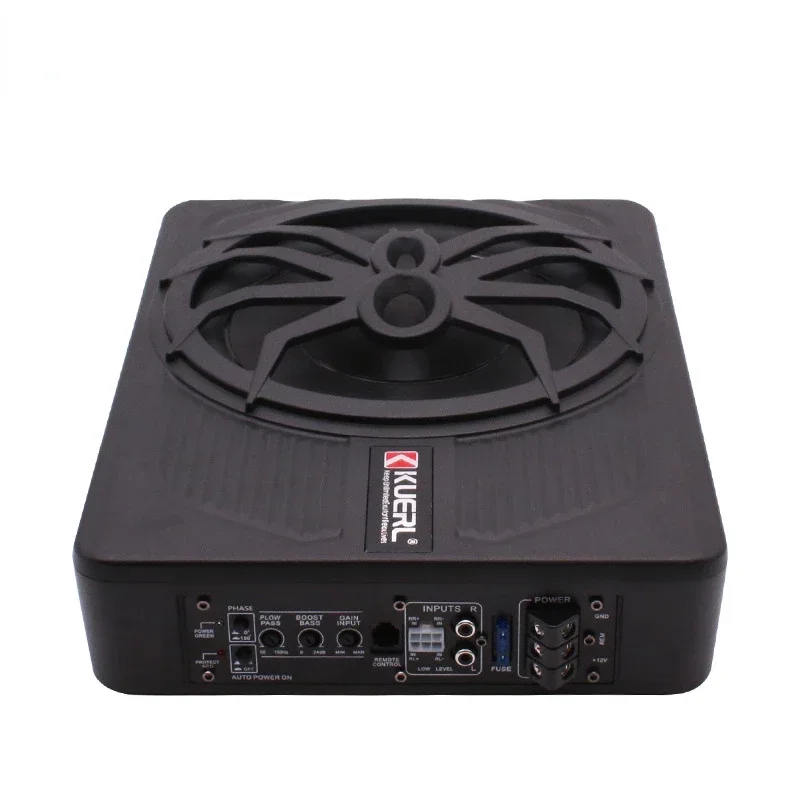 10 Inch Active High-Power Car Audio Modification  Pure Bass Speaker Under The Seat Ultra-Thin Car Subwoofer