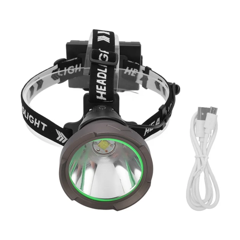 

High Bright LED Headlamp USB Rechargeable High Power Head Flashlight For Camping Hiking And Fishing