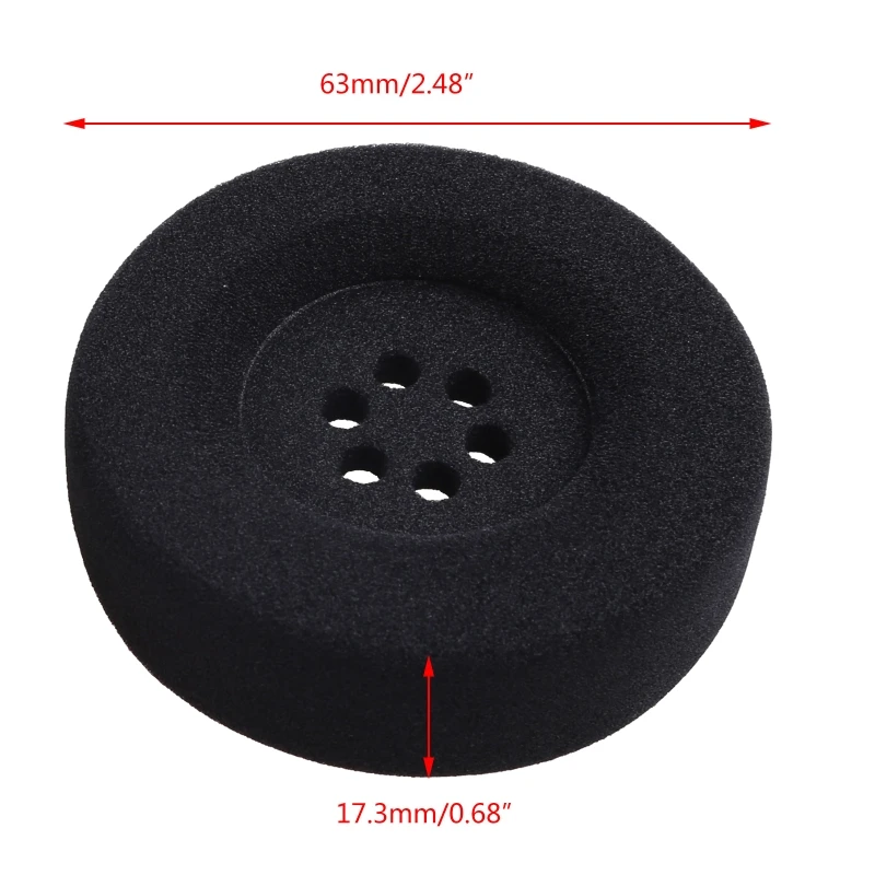 1Pairs Breathable Earpads for Porta PP KSC35 KSC75 Headset Earmuffs Headphone Repair Pads