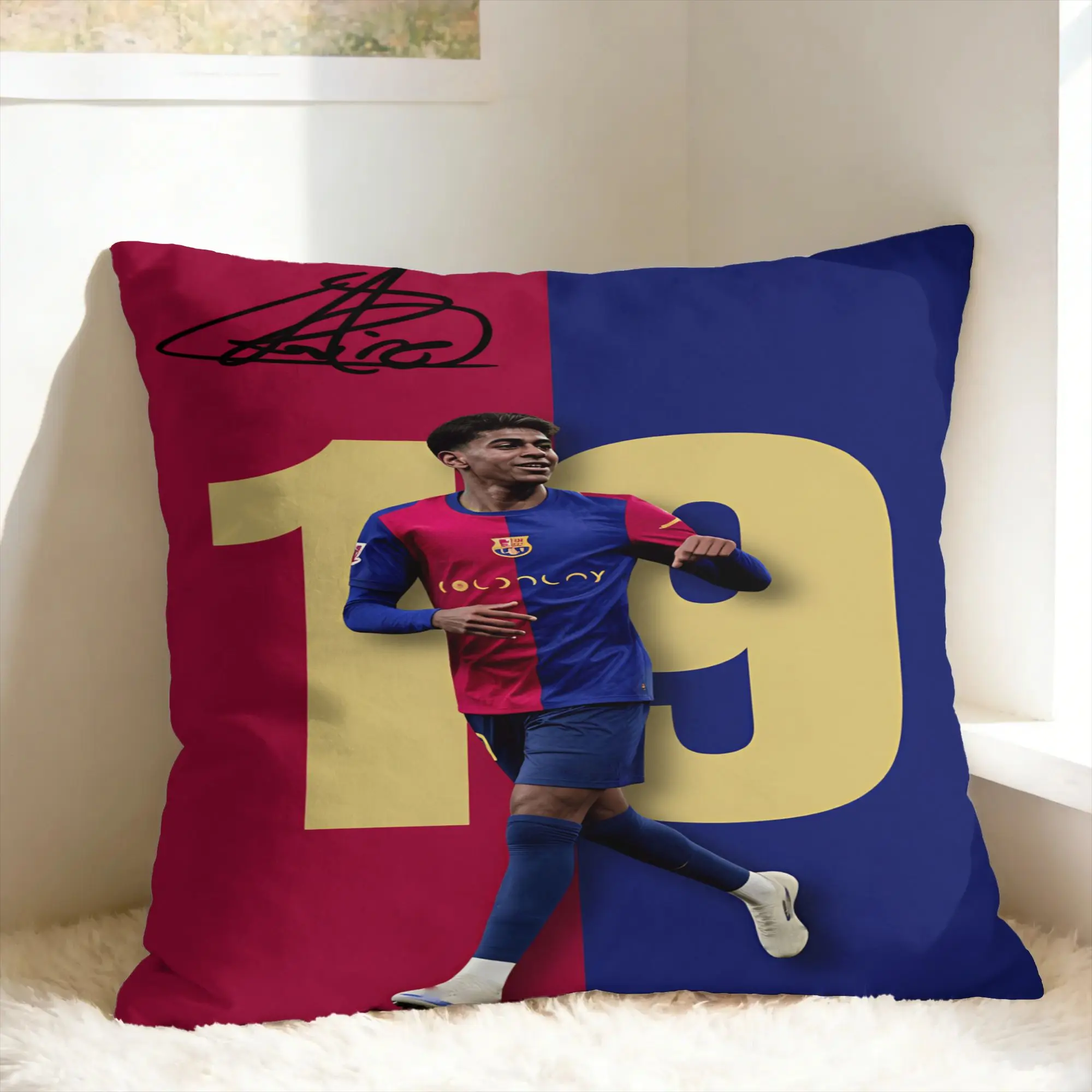 L-Lamine FootballStar y-Yamal Pillow Case  Soft Pillow Cover Fashion Pillowcases For Sofa Car Home Decor