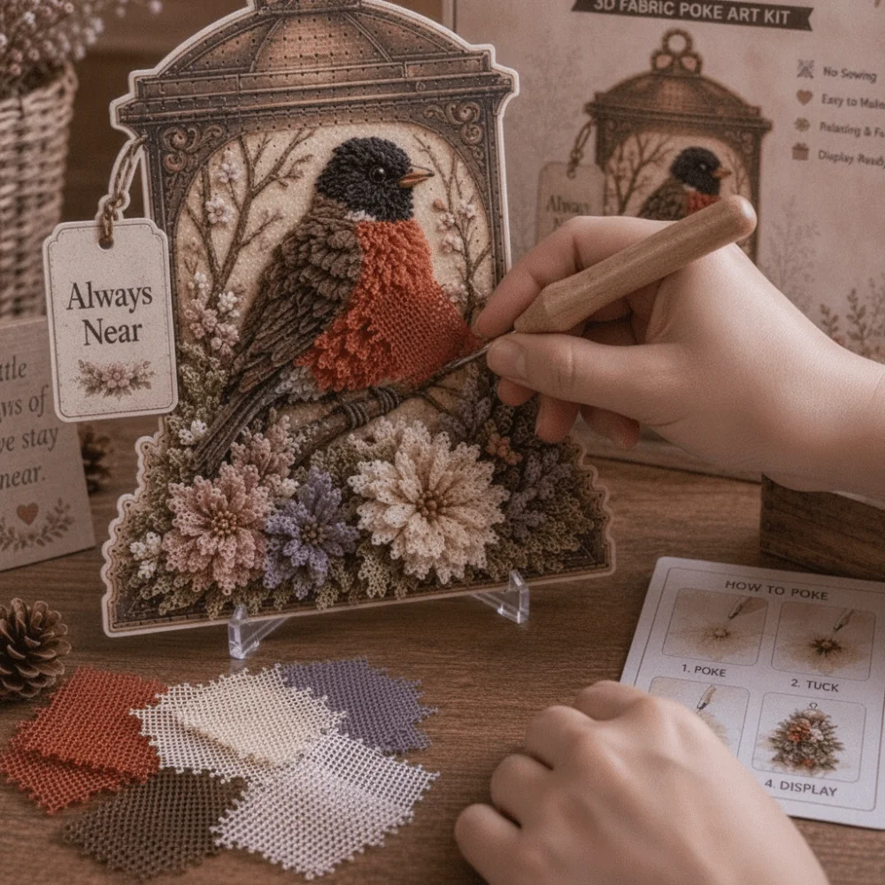 Art Craft Easy - Kit de Bricolage d'Ornements d'Oiseaux en