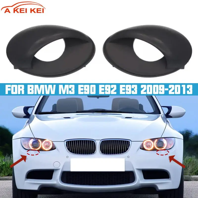 51118041150 Front Bumper Headlight Washer Nozzle Cover Cap Headlamp Garnish Cap 51118041149 For BMW M3 E90 E92 E93 2009-2013