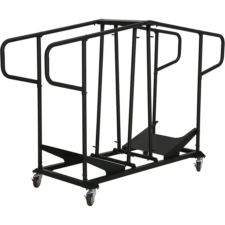 Commercial Chair Cart Powder-Coated Heavy-Duty Steel Folding Table and Chairs Cart Perfect for Home