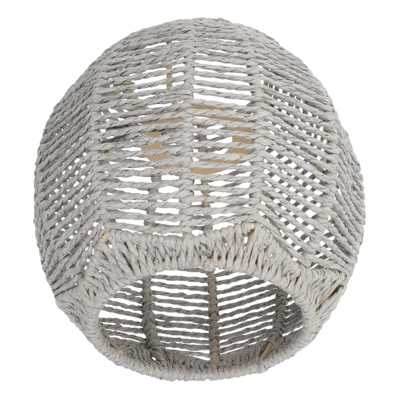 

Rattan Style Lampshade Woven Design Vintage Decor Retro Lantern Ceiling Light Shade Durable Material Simple Structure