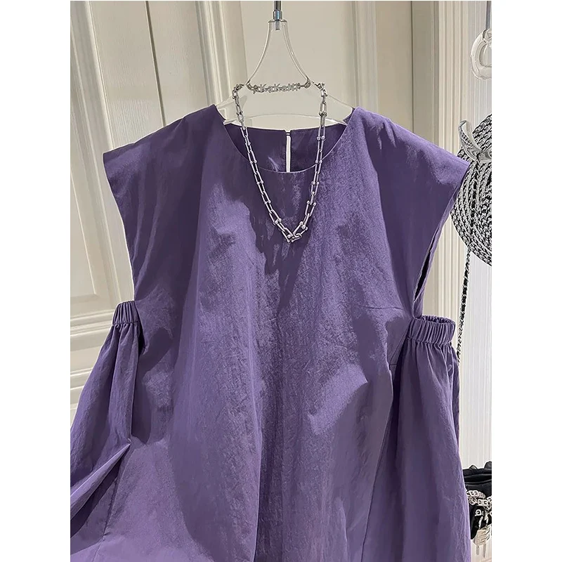 الإناث عادية الكورية بلون س الرقبة أكمام بلوزة الصيف مزاجه مطوي قمصان ملابس حريمي فضفاض البلوز تي شيرت