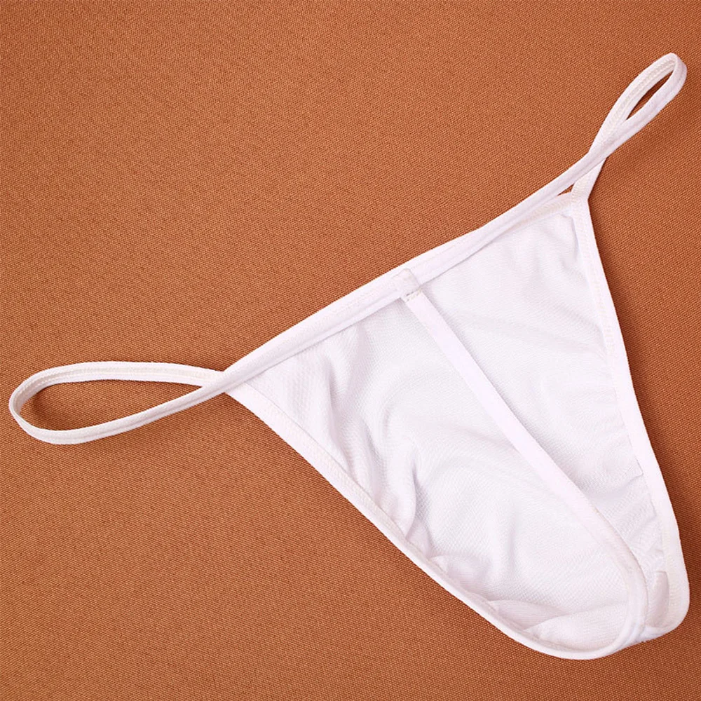 مثير البسيطة T-الظهر حجم كبير منخفضة الارتفاع مثير ملخصات سيور الرجال سراويل G سلاسل #3