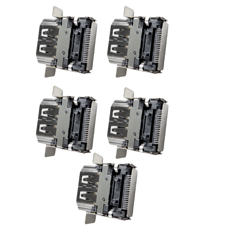 ABSQ-For  Series X For Console Socket Interface Connector Replacement Port 5Pcs -Compatible