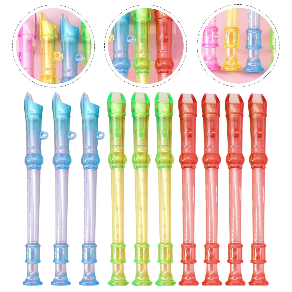 

10 Pcs Children’s Toys Childrens Little Flute 6-Hole Clarinet Kids Music Professional 1380X140X140CM Practice Baby