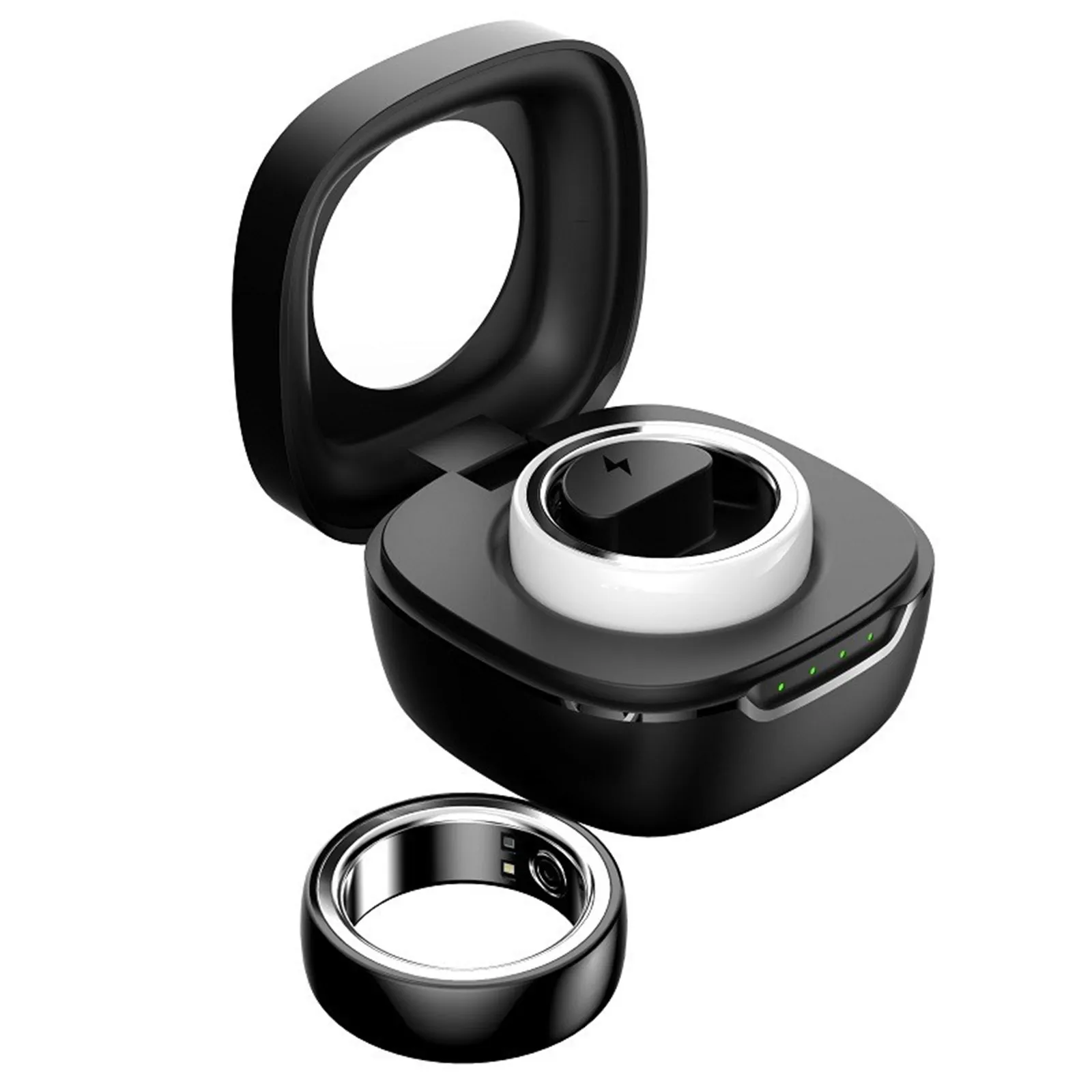 Nano Ceramic Health Monitor Smart Ring Multi-Functional Blood Oxygen Sleep Monitor Health Tackers Waterproof Bracelet Men Women