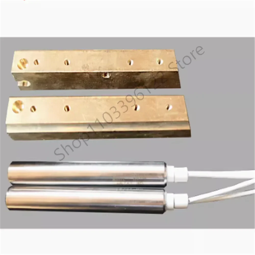Máquina de sellado FR-900 770 1000, tubo calefactor especial, bloque de cobre de calefacción eléctrica y barra de cobre de calefacción eléctrica