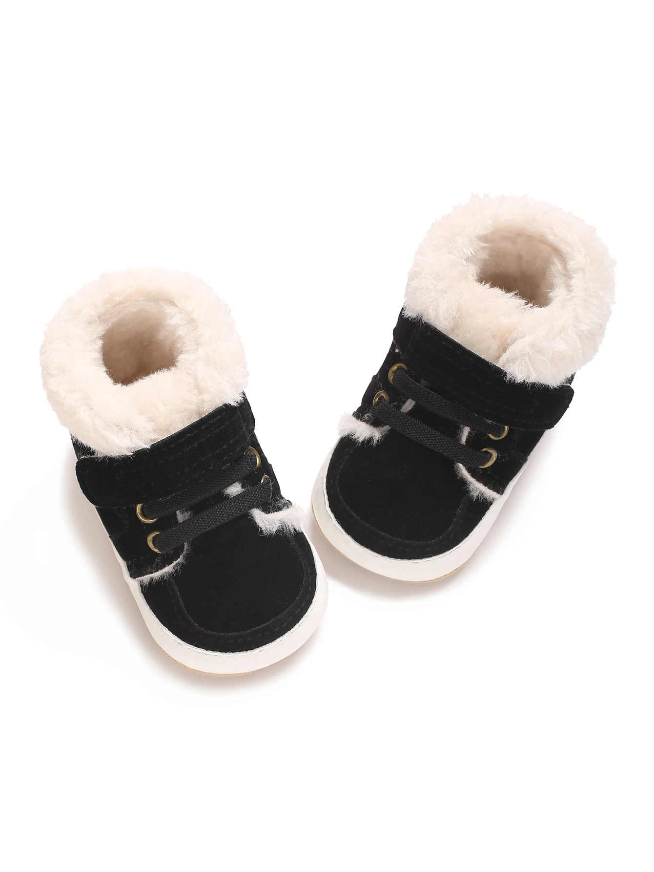 Baby Winter Boots - Soft Cotton Snow Shoes for Toddlers | Warm First Walkers 0-24M | Solid Color Design"