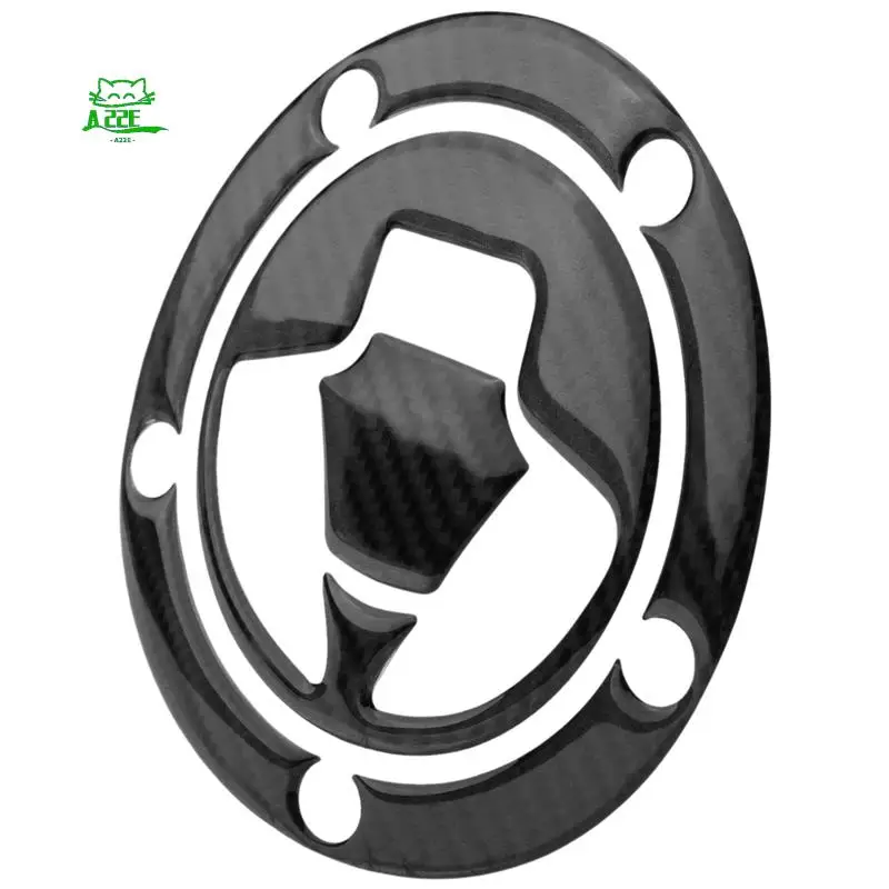 

A22E-Carbon Fiber Fuel Gas Oil Cap Tank Pad Tankpad Protector Sticker For Ninja ZX6R ZX10R Z1000 Z1000SX Z800 Z750 Z650 ER6N