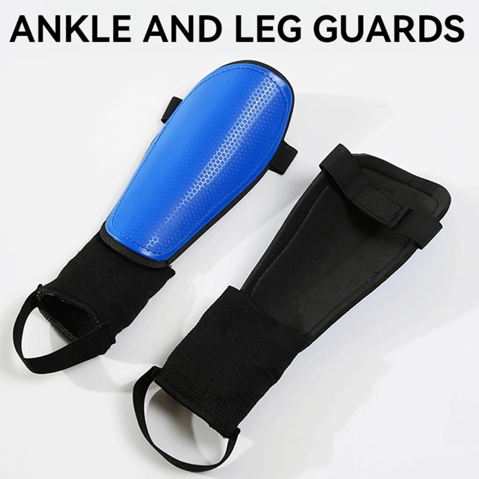 Loogdeel Soccer Shin Guards Football Protectors Pads Adult Kids Shinguards Light Sock Insert Board Boy Training Legging Protect