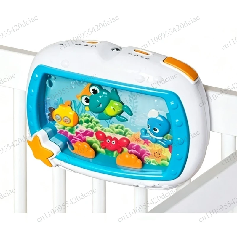 Light and melody soothing baby original authentic product, remote control for new ocean aquarium