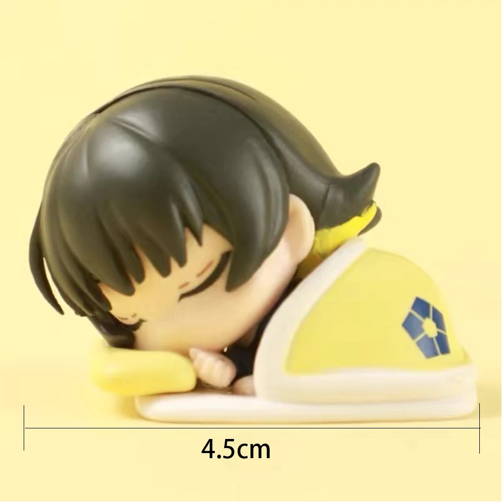 Figuras de acción de Anime Blue prison Sleep Bachira Meguru, Nagi Seishiro Isagi yoachi, modelo de decoración de Halloween, regalo de Navidad, 5 piezas por juego