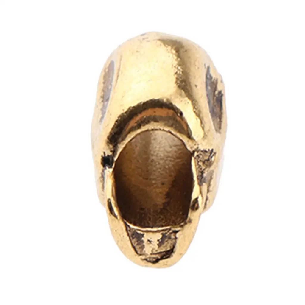 Hair Braid Rings Metal Dreadlock Extensions Beads Skull Pattern Clips for Braiding Decoration