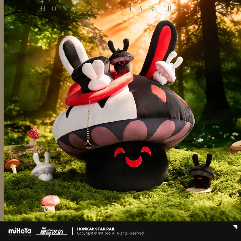Honkai Star Rail Rabbit Mushroom Gugu Rabbit Series Plush Doll Game Peripheral Soft Stuffed Toy Collectible Decoration Gift Fans