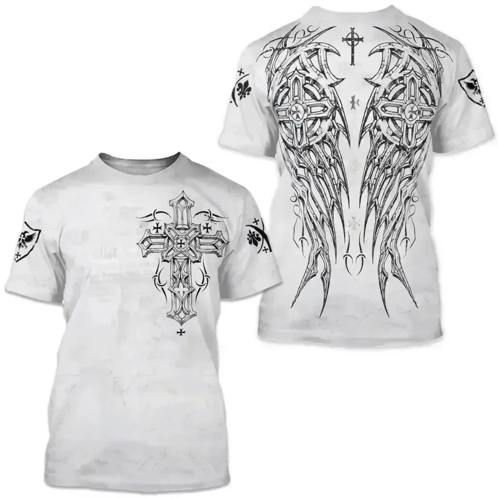 Vintage Style Archaic By Affliction Colisson Print T-shirt 3D MenWomen Trend Tee Fashion Short Sleeve Y2k Top Cool Man Clothing