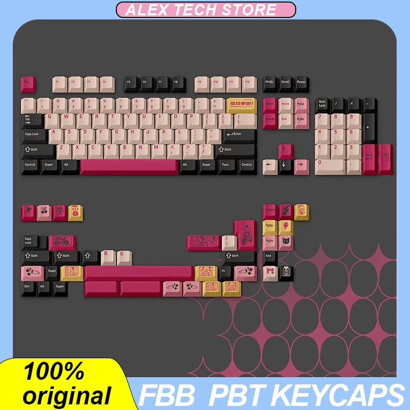 

Fbb оригинальный Pbt колпачок для ключей для держать автомобиль на расстоянии Милая крутая мотоциклетная пятисторонняя термосублимационная Заводская колпачок для ключей с индивидуальной высотой