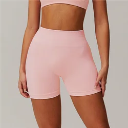 Seamless Women Yoga Shorts High Waist Workout Shorts Fitness Yoga Lift Butt Fitness Ladies Yoga Tights Gym Running Short Pants