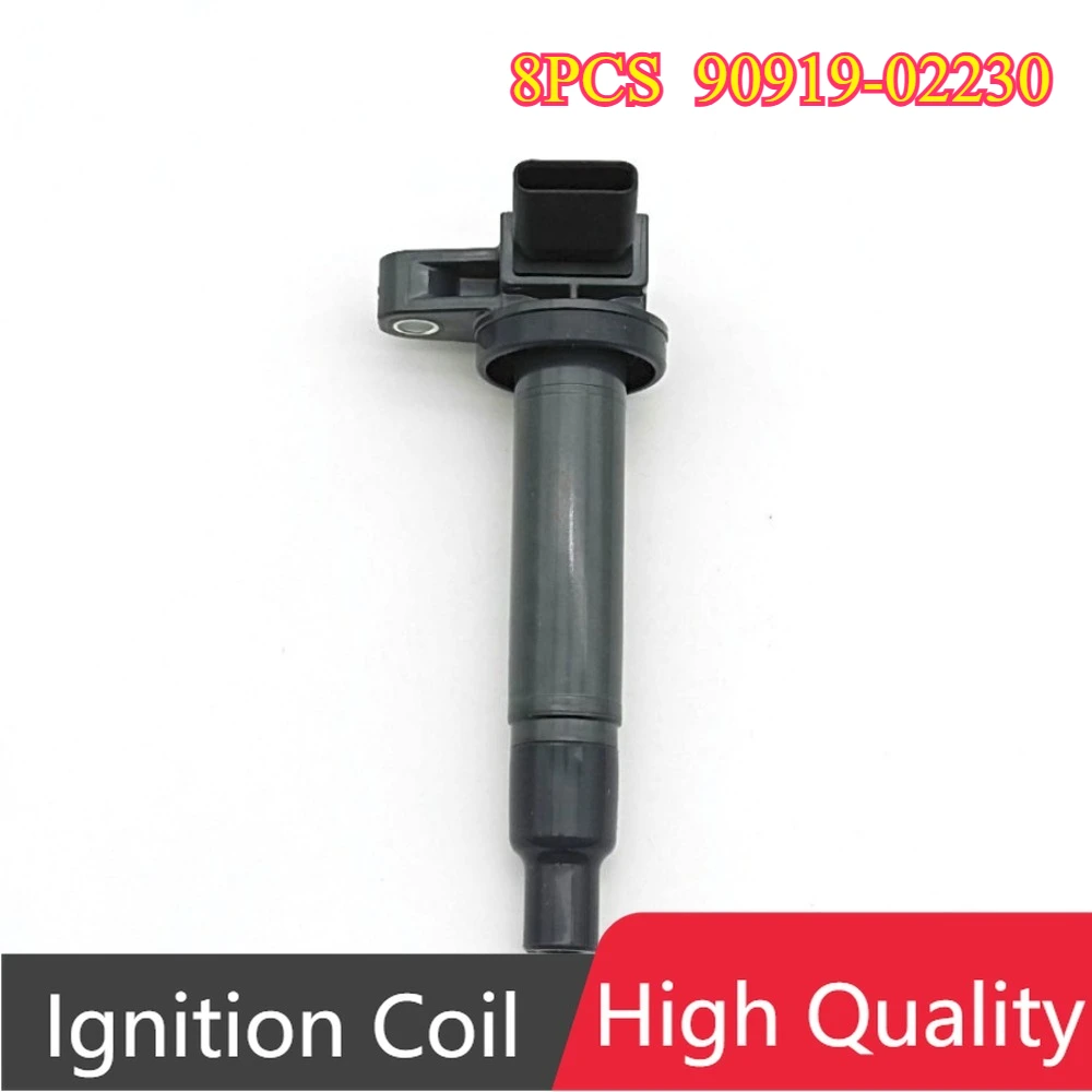 

8Pcs 90919-02230 9091902230 673-1303 UF230 Ignition Coils For Lexus GS430 GX470 LS430 SC430 LX470 Toyota 4Runner Sequoia Tundra