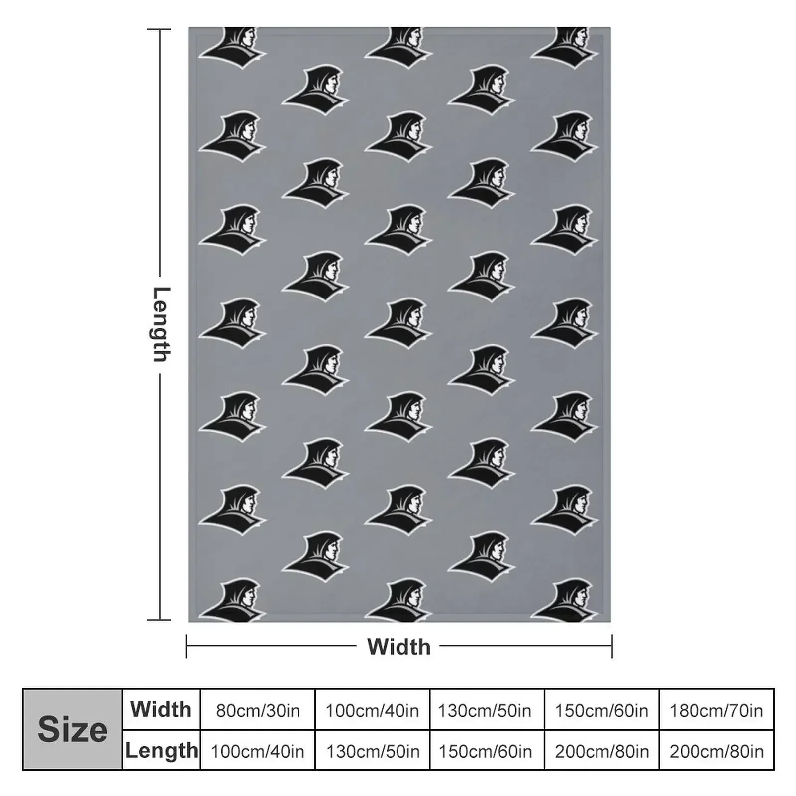 Original Logo Providence Friars Throw Blanket Baby Beach Blankets