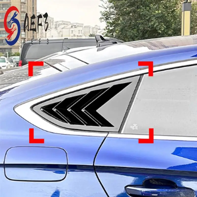 

AEF3-Car Rear Triangular Window Louvers Shutters Blinds Cover Trim For A5 S5 F5 Sportback 4 Door 2017-2024