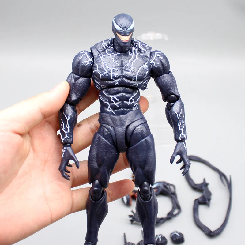 Venom 2 애니메이션 피규어, 이동식 액션 피규어 모델 장난감, 인형 생일 선물, 20.5cm