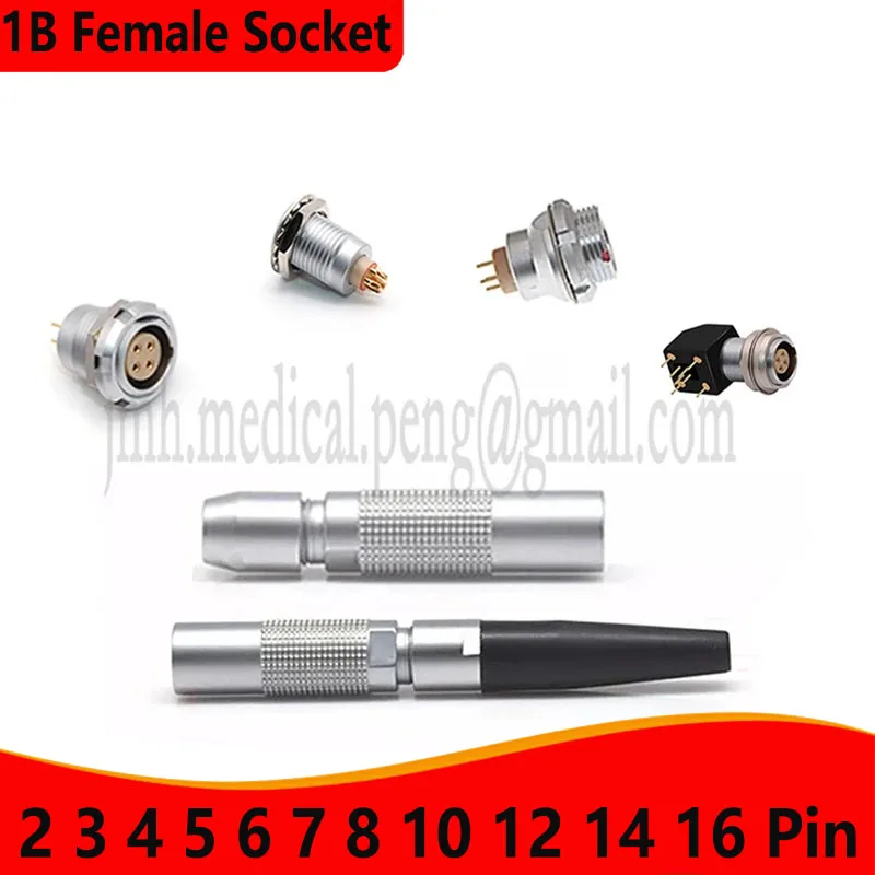 

EGG EEG ECG EHG PHG 1B.2 3 4 5 6 7 8 10 12 14 16P Push-pull Self-locking Fixed And Floating Female Socket Welding Type Connector