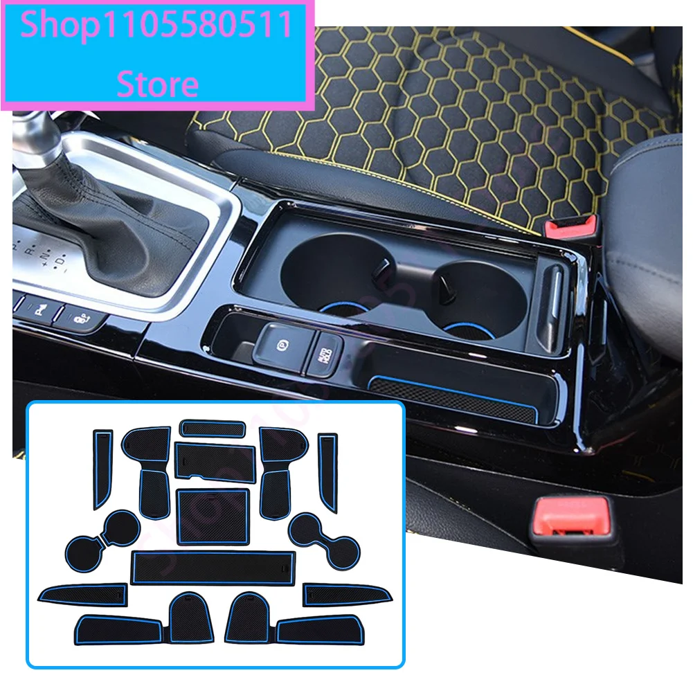 For Kia Ceed 2018-2025 / Kia XCeed GT 2020-2025 Car Door Groove Mat Anti-slip Slot Pad Auto Interior For Ceed Accessories