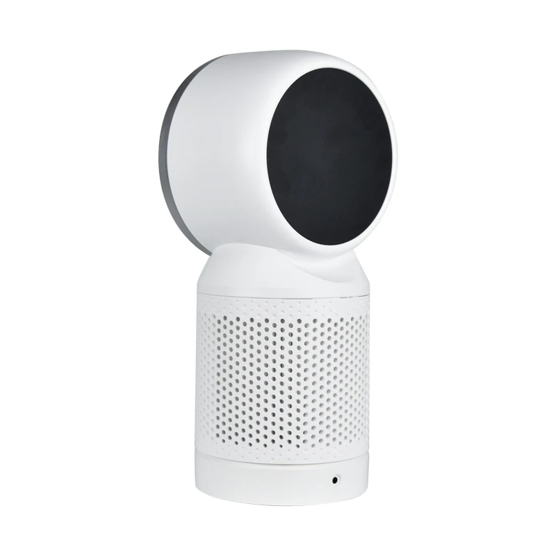 USB Personal Mini Air Purifier For Home Office Dust Removal Negative Ion Small Desktop Plastic Electric Manual Power Supply