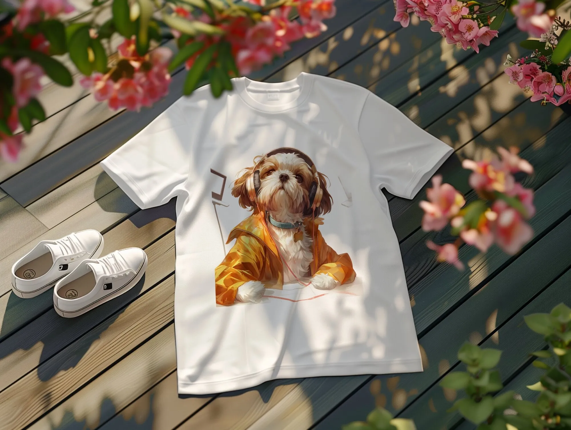 Shih Tzu Music Vibes T shirt Dog Lover Theme Ultimate for Pet Owners