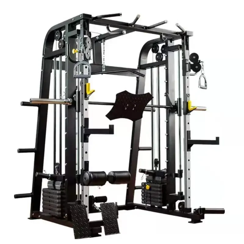 Smith Integrated Trainer Gantry Squat Rack Stazione combinata per attrezzature fitness commerciali Palestra