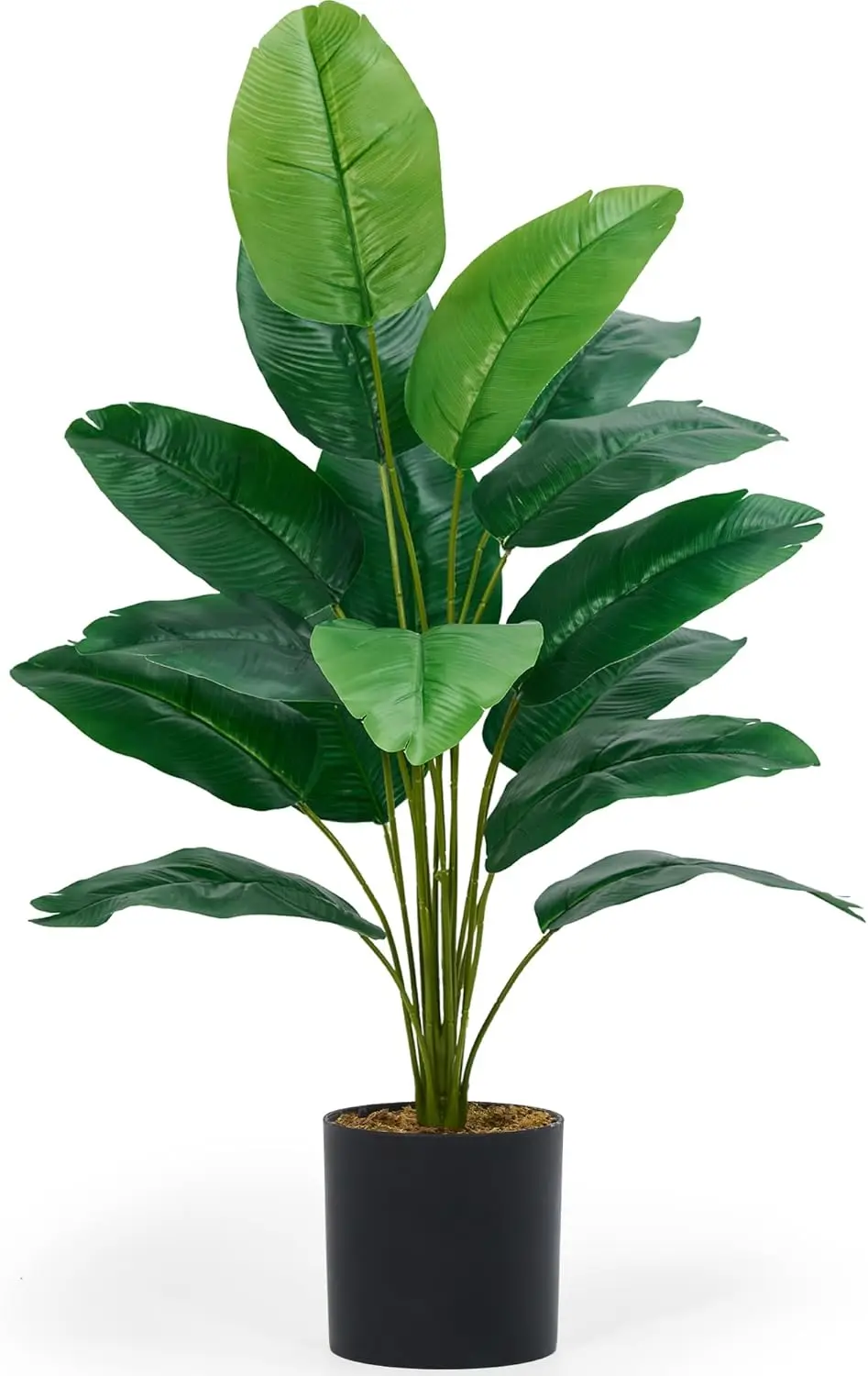 

30 inch Artificial Canna Violet Tree with Flowers for Home Decor