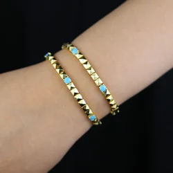 Classic Geometric Square 5A Zirconia Tennis Bracelets for Women with Gold Plated Color Size 17cm Chain Fashion Women's Jewelry