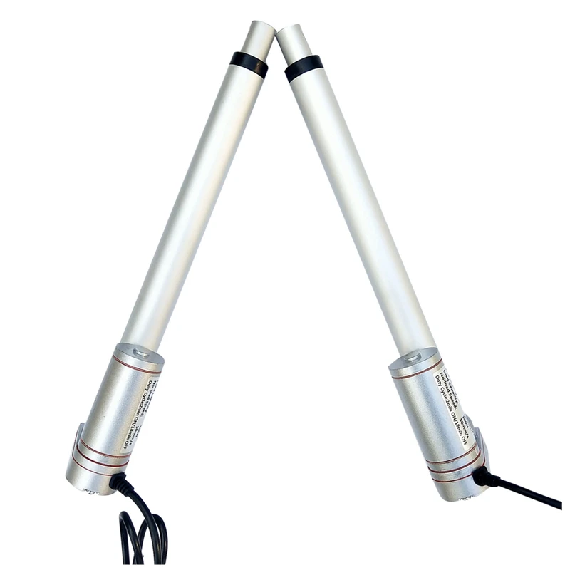 Mute Electric Push Rod Aluminum Alloy DC Deceleration Lifting Rod 1500N Electric Telescopic Rod Stroke 50Mm