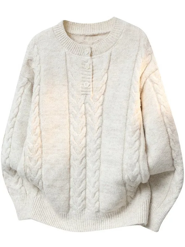 

Повседневный свободный вязаный свитер с длинными рукавами для мальчиков-подростков, осенне-зимний, модный, удобный, мягкий, из полиэфирного волокна, с круглым вырезом, новый.